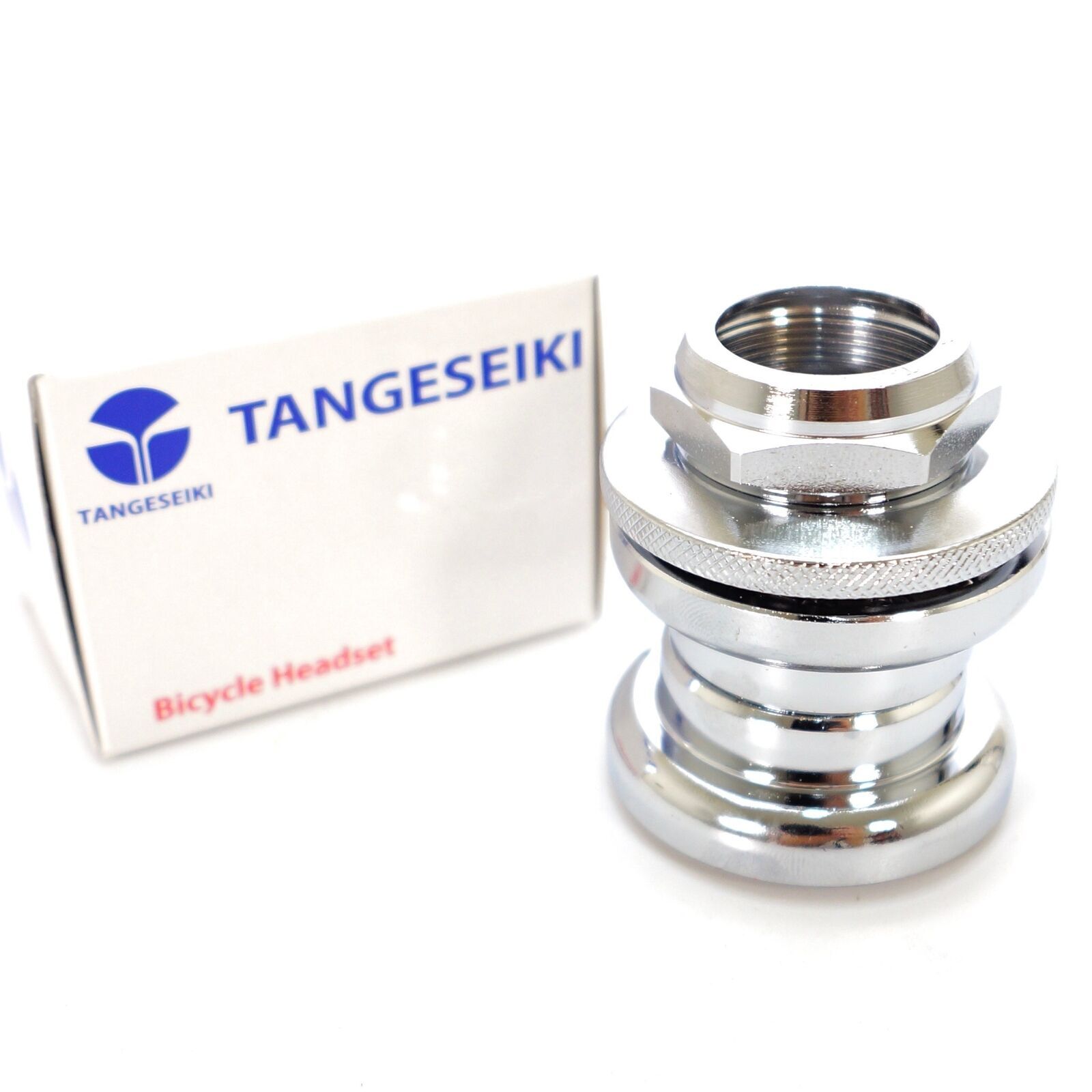 Tange AW-27 headset 1″ threaded 32.7 cups 26.4mm Chrome Silver Old School BMX