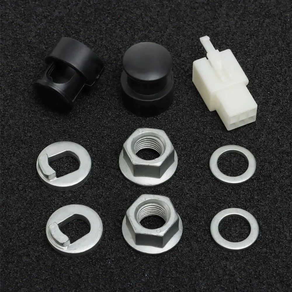 E-bike Hub Motor Axle M12 / M14 Kit Lock Nut Lock Washer Spacer Nut-Cover Set