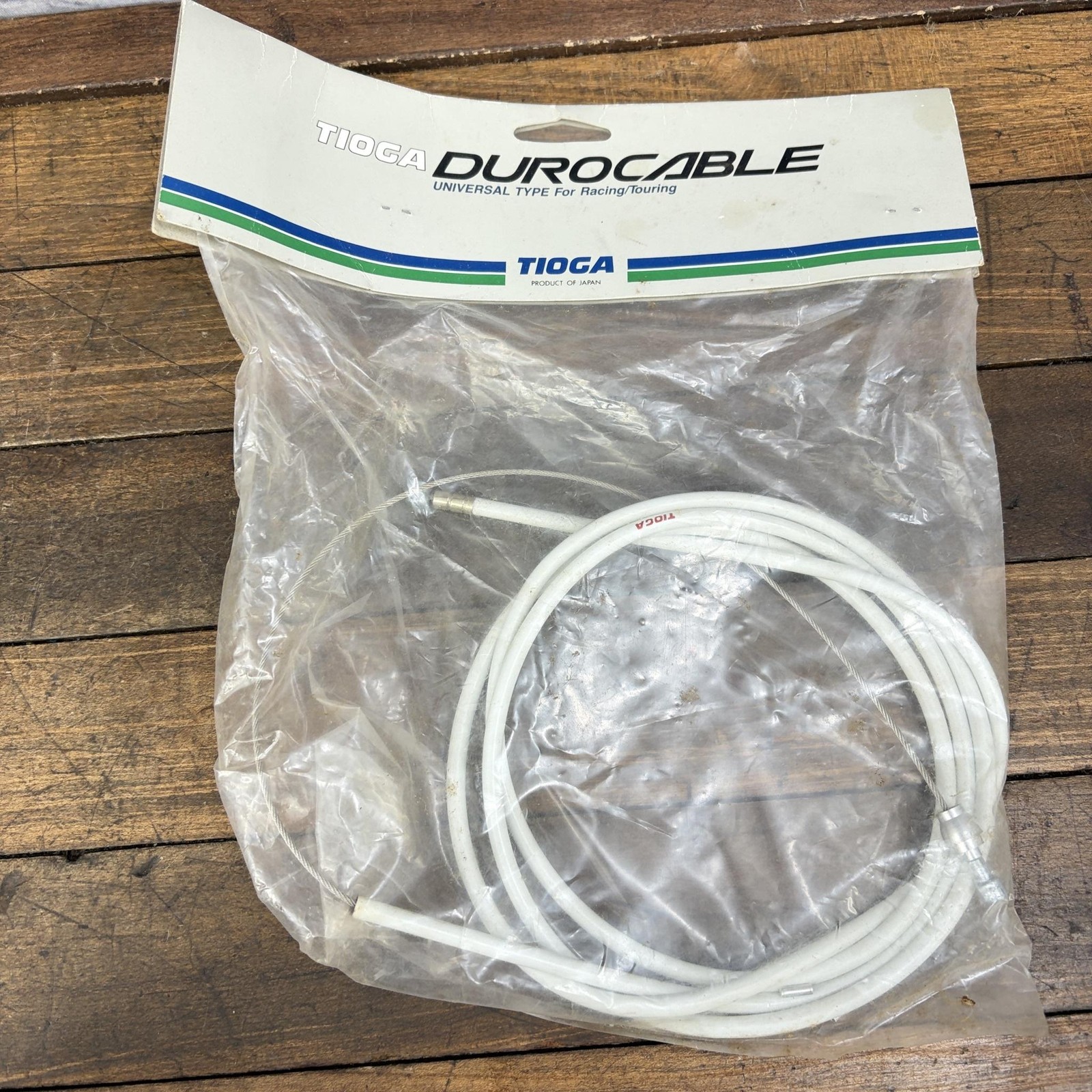 Vintage Tioga Durocable Brake Cable Housing Set NOS 75in X 60in White BMX Japan
