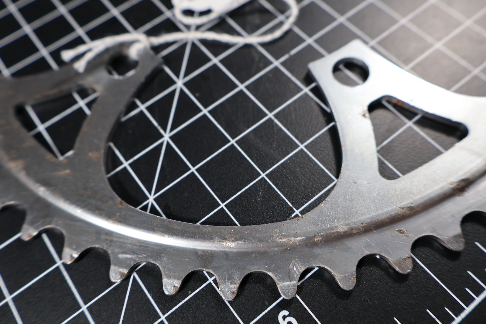 Retro Vintage SR 307 52 Tooth Silver Chainring 110 BCD JAPAN Steel 5 Arm
