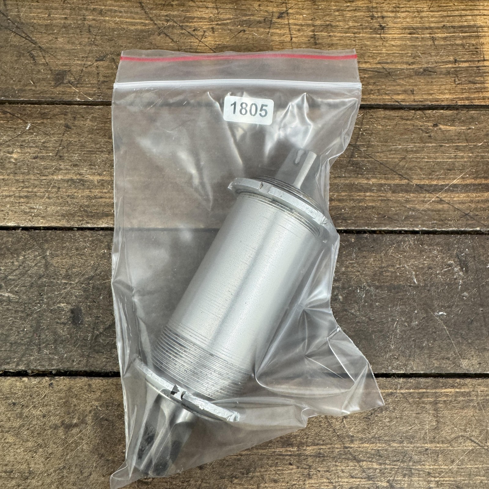 Vintage Stronglight Bottom Bracket 35×1.00 French Titanium 124mm Square FIXE