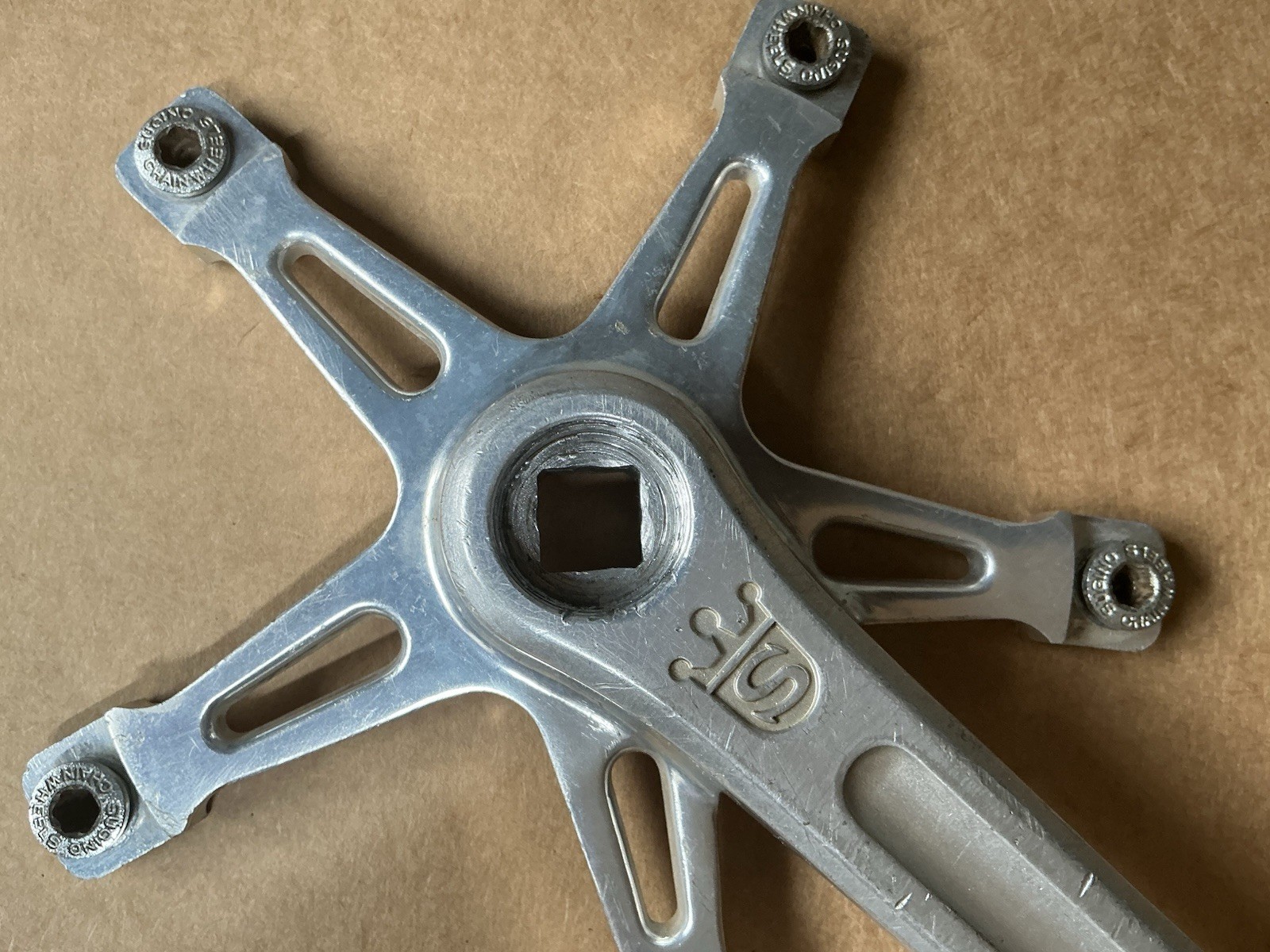 Sugino Mighty Competition Crank Arm 168mm Arms 144mm BCD Vintage Road Bike Japan