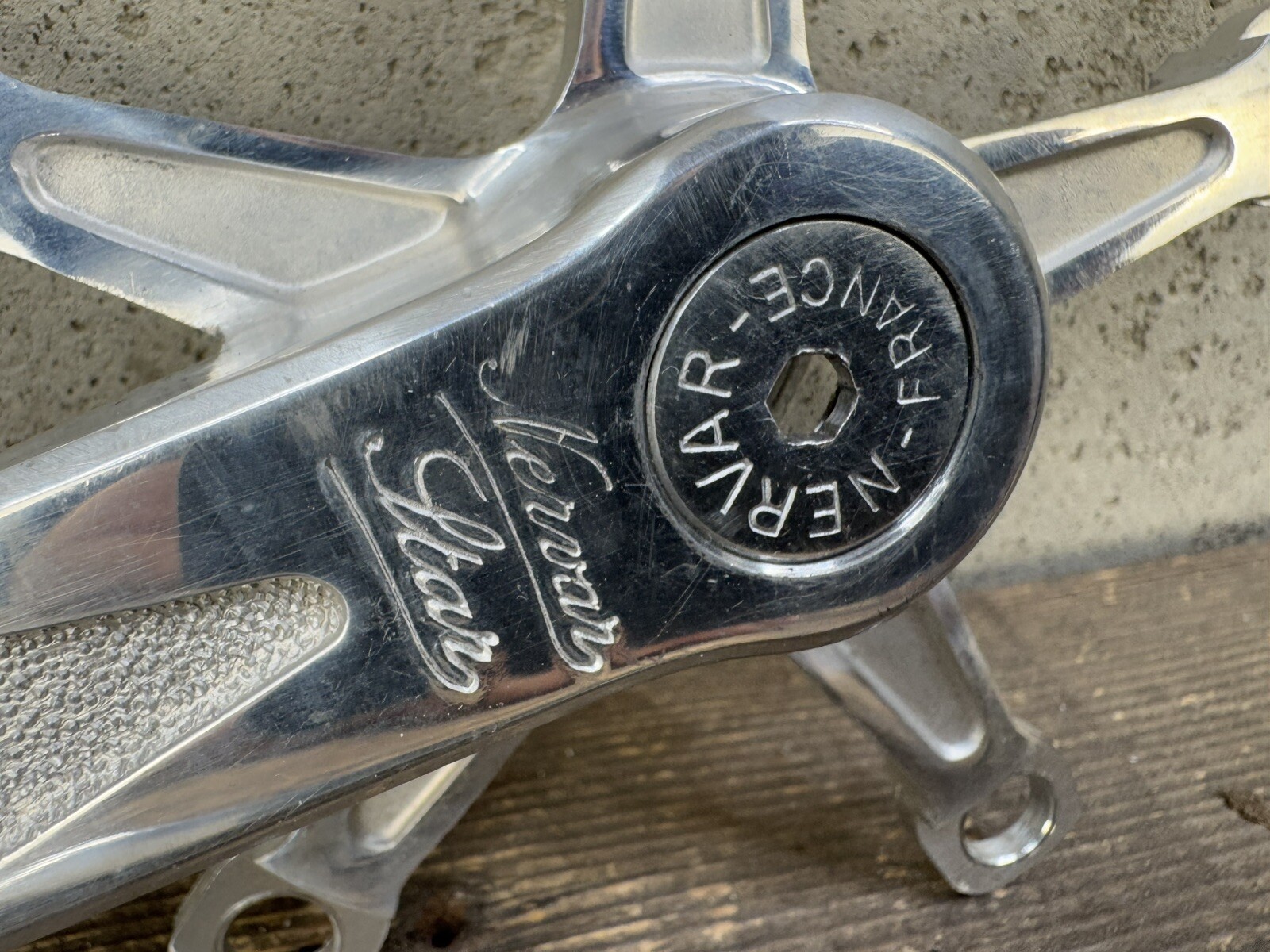 Nervar Star Crankset Vintage Roadbike Bmx 130 Bcd France