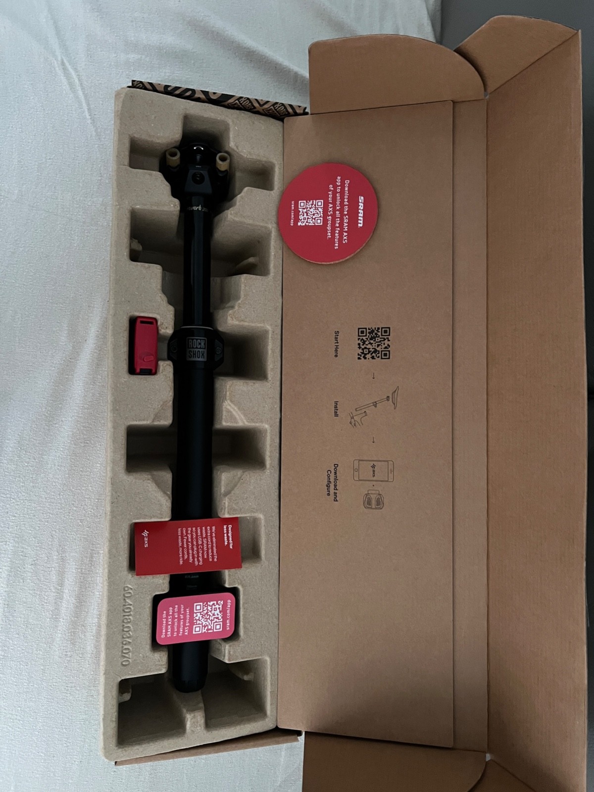 2026 SRAM AXS Reverb B1 Wireless Dropper Seatpost – 31.6mm x 200mm