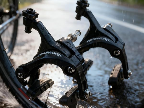 Double Pivot Road Bike Brakes – Aluminum Side Pull Caliper Set for Front and Rea