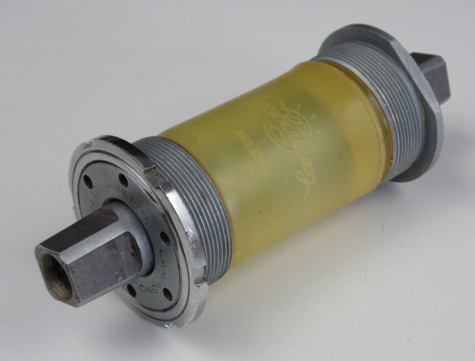 Campagnolo Record Bottom Bracket English Threaded 68-SS x 114mm Excellent!