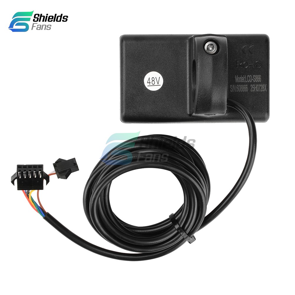 36V 48V 64V 40A 30A 20A Brushless Motor Controller E-Bike S866 LCD Display Meter