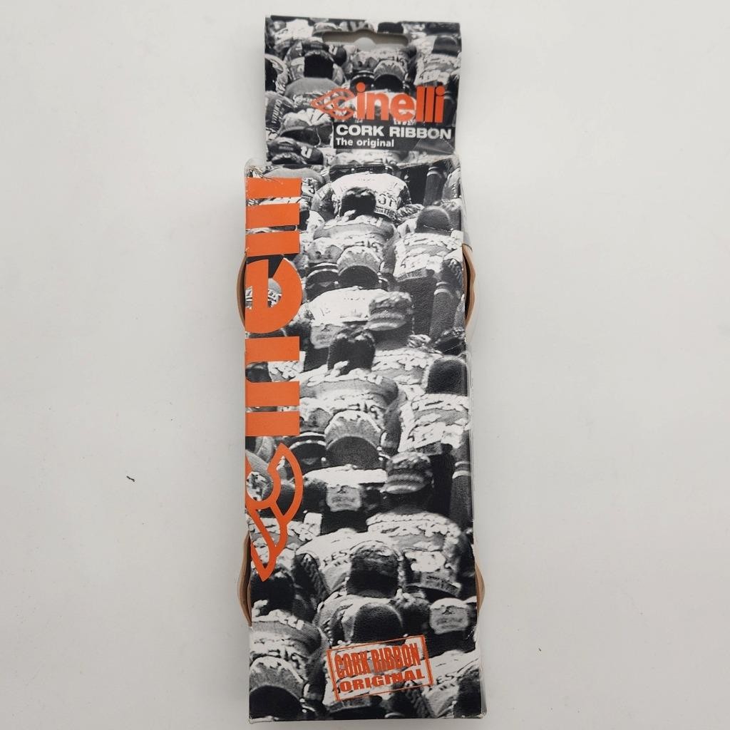 Cinelli Cork Ribbon Bicycle Handlebar Tape Brown with Plugs OPEN PACKAGE