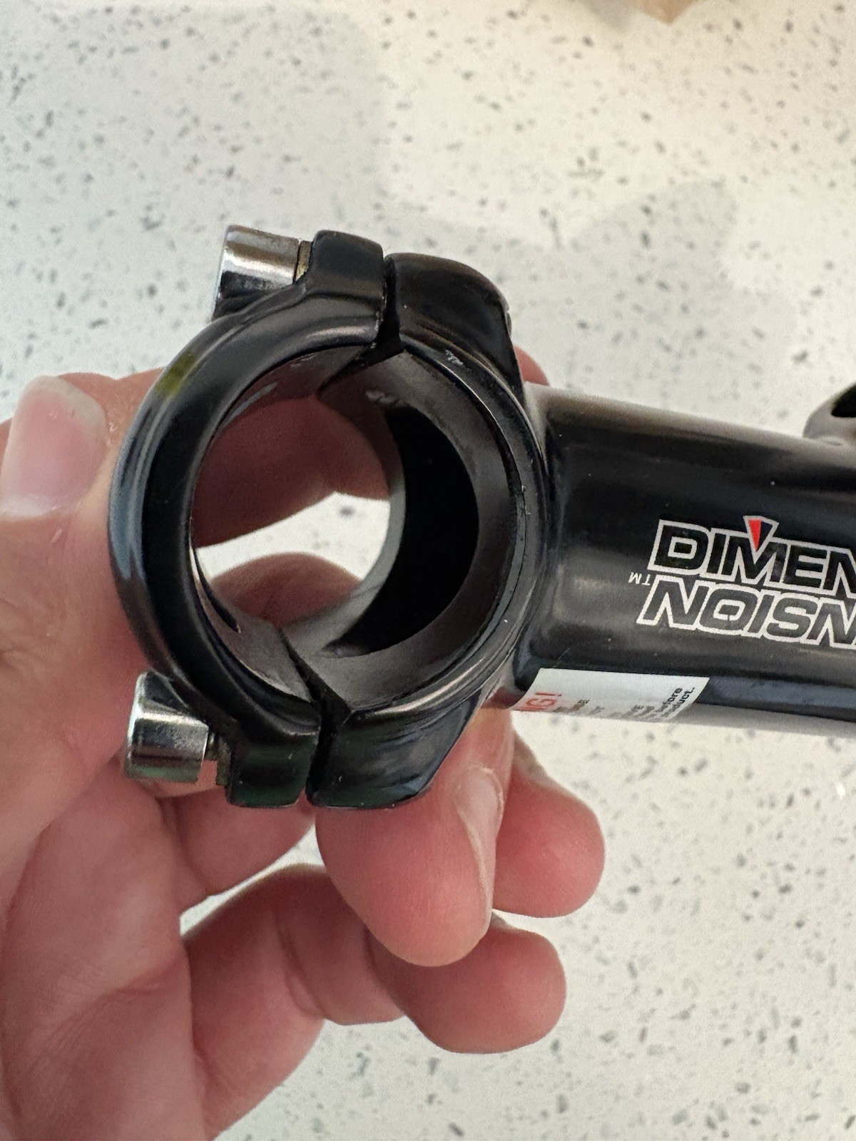 Dimension High Rise Threadless Bike Stem 5/Nm Black