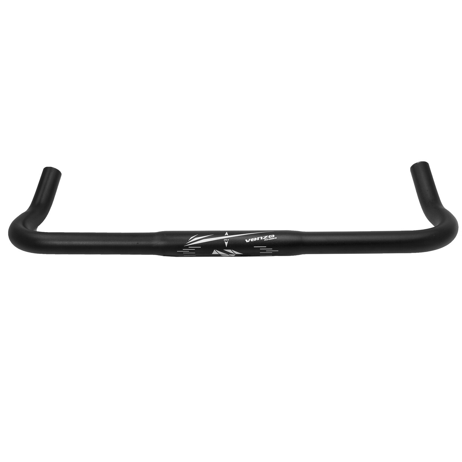 Venzo Fixie Bike Bullhorn Pursuit Handlebars 25.4 x 440mm