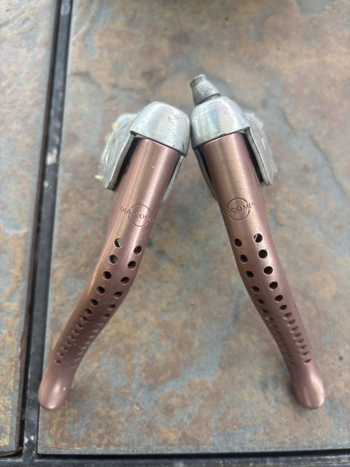 Vintage DIA-COMPE Drilled (Non-Aero) Road Brake Levers