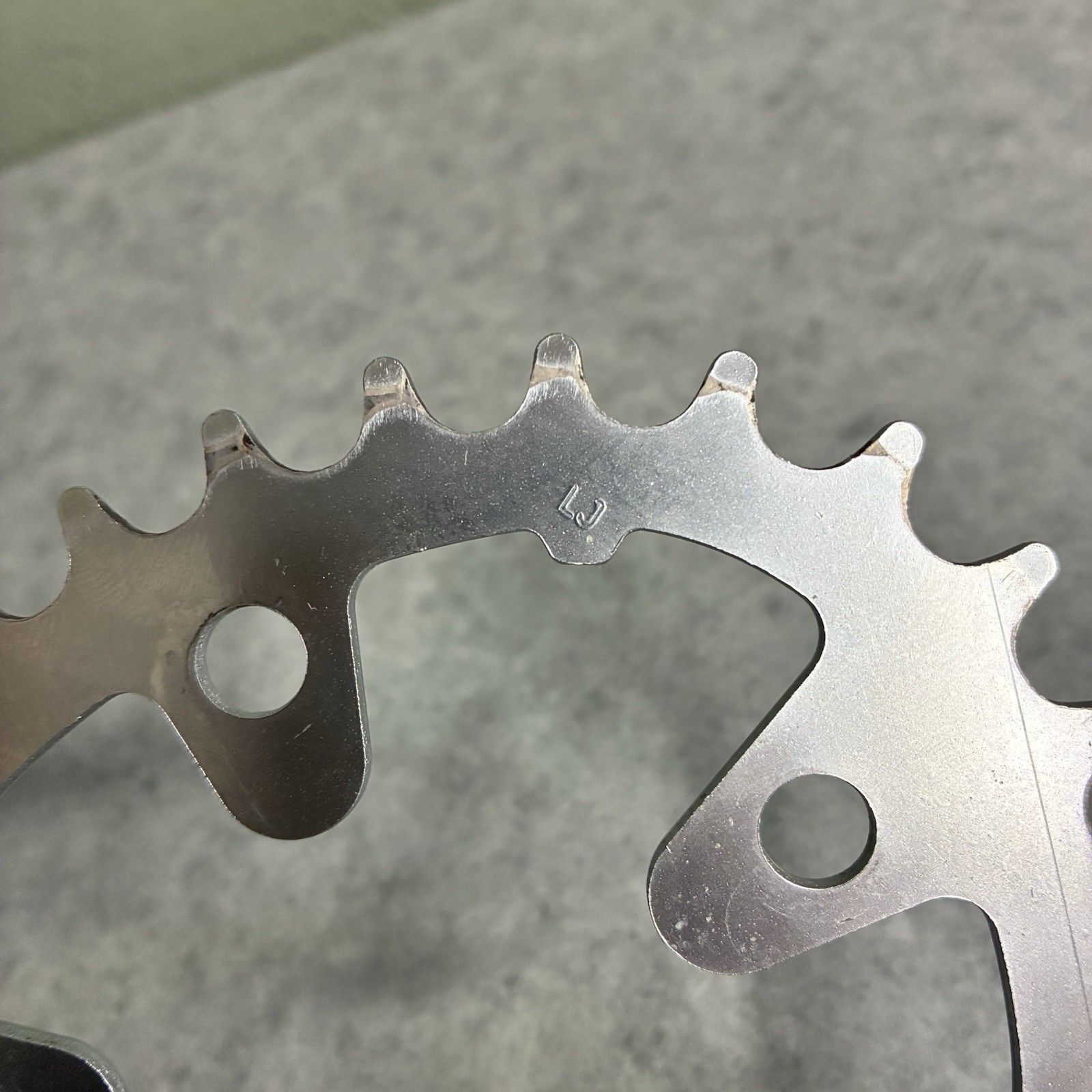 Vintage SHIMANO BIOPACE 28 Tooth Chainring ~ 28T / 74mm BCD Steel 1987