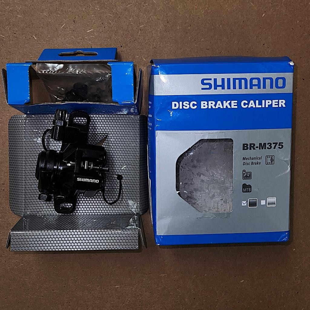 Shimano BR-M375-L Disc Brake Bike Caliper Non-Series Resin Pads for Front/Rear