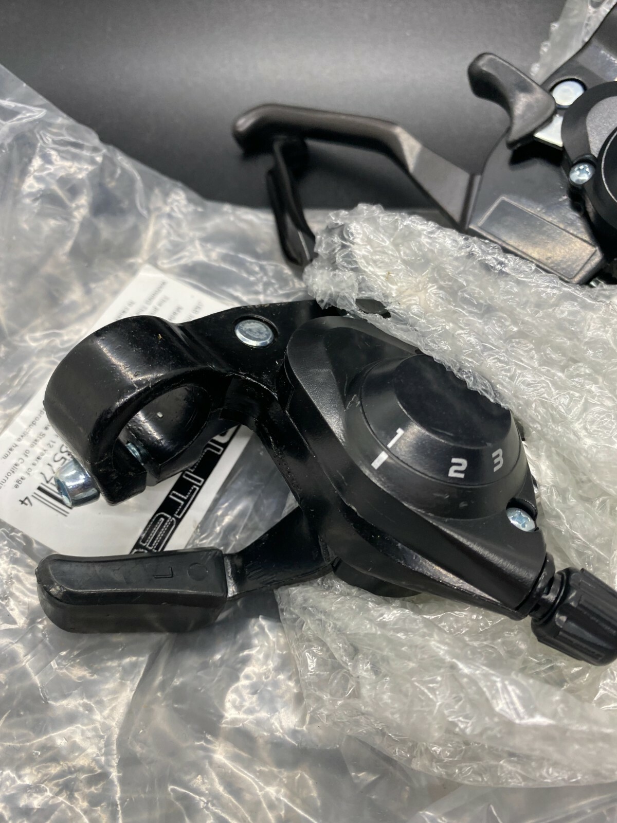 Sunlite ATB Shifter Pair 3×7 Speed w/ Integrated V-Brake Levers Black w/ cables