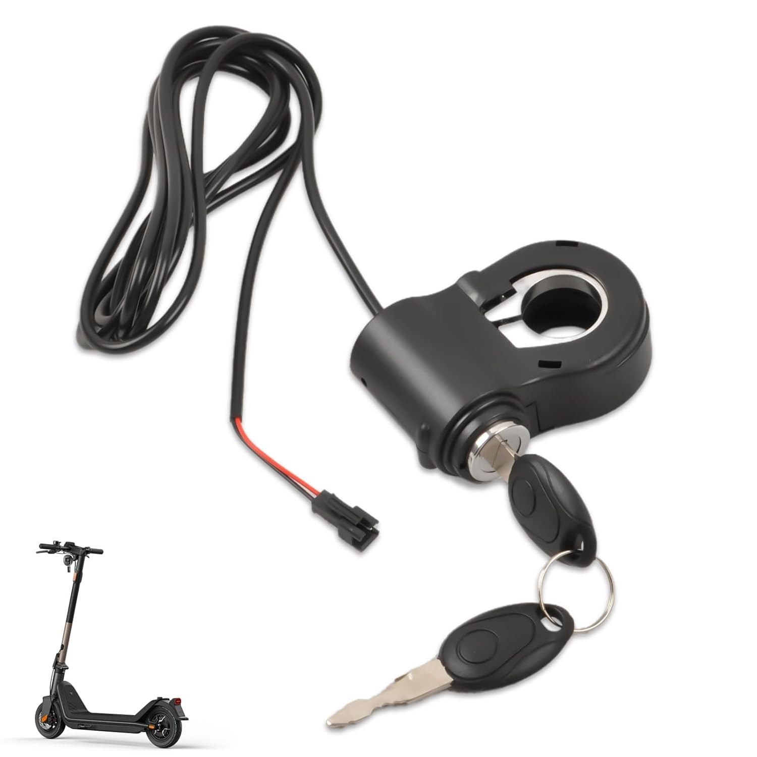 E-Bike Thumb Throttle with Key Ignition Switch for Effortless Control