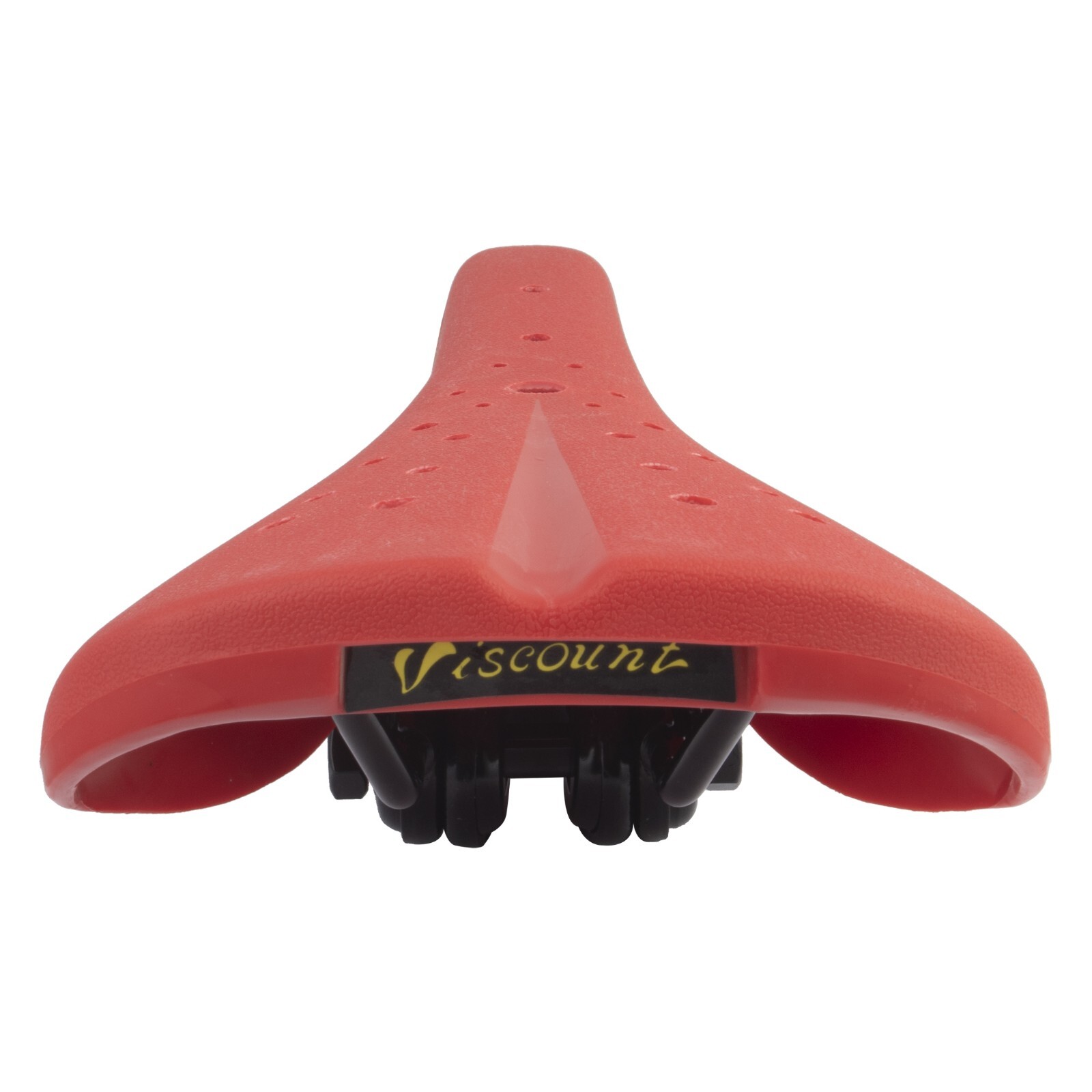 Viscount Dominator Old School BMX Bicycle Seat Red Hard Shell GT Dyno Style