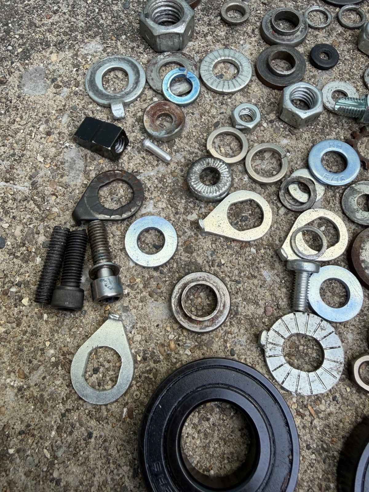 BMX Bike Bicycle Washers Bottom Bracket Lot Brake Stem Old School Bolts