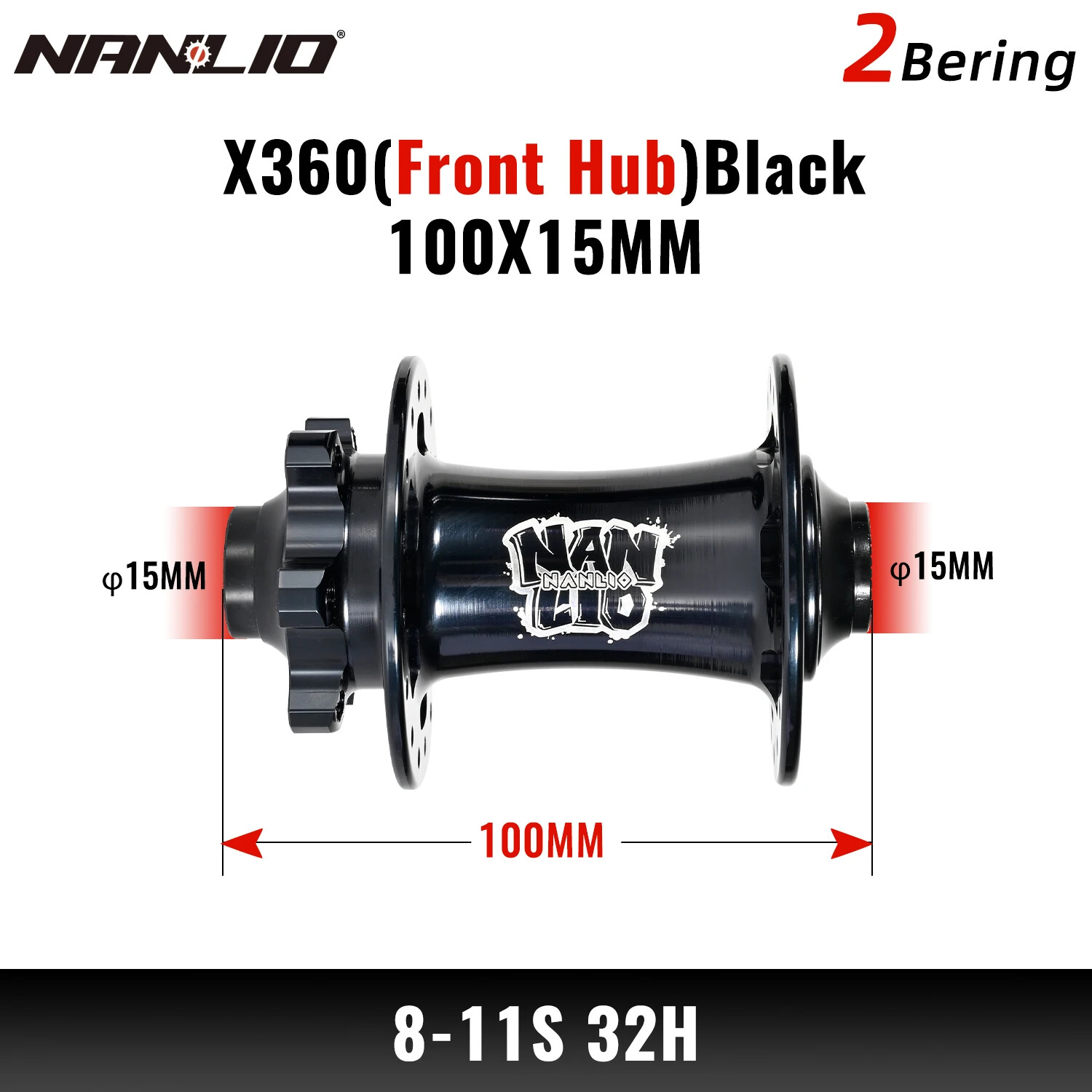 360T Noise Hub 8 Pawls 3 Ratchet 32H Sealed Bearings Bike Wheel Hub HG 8-11S