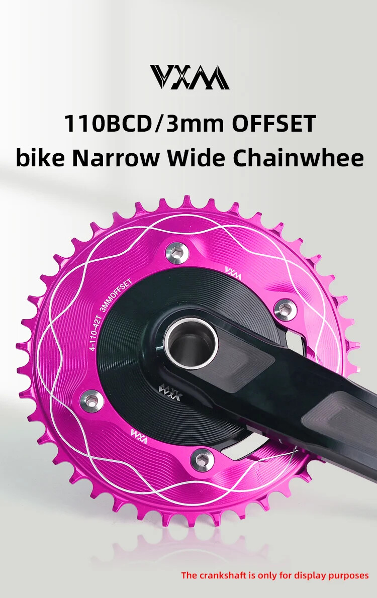 VXM 110BCD Chainring 40T-58T Bicycle Chainwheel 110BCD 4claws Bolt R7000 R8000