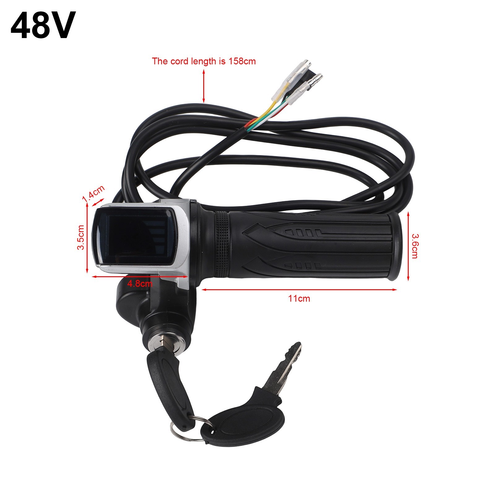 Throttle Grip Starter Metal Plastic Speed Shifter Power Indicator Sports