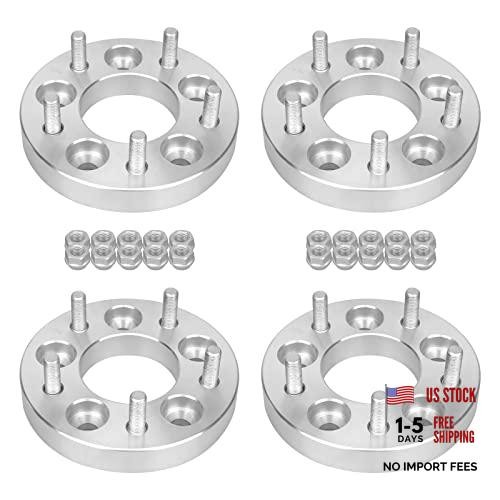 1in 5×4.5 to 5×4.75 Wheel Spacers, 4pcs 5×114.3 M12x1.5 Studs 74mm Bore