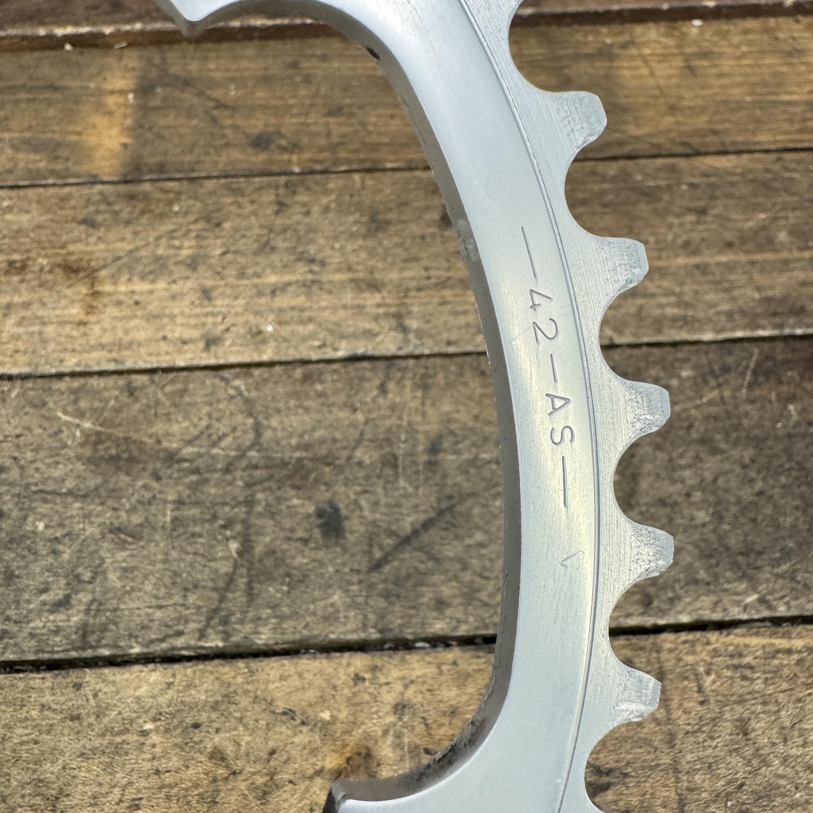 Vintage Campagnolo 42t Chainring 135 BCD 5 Arm 42 Tooth 42-AS Italy Road Bike