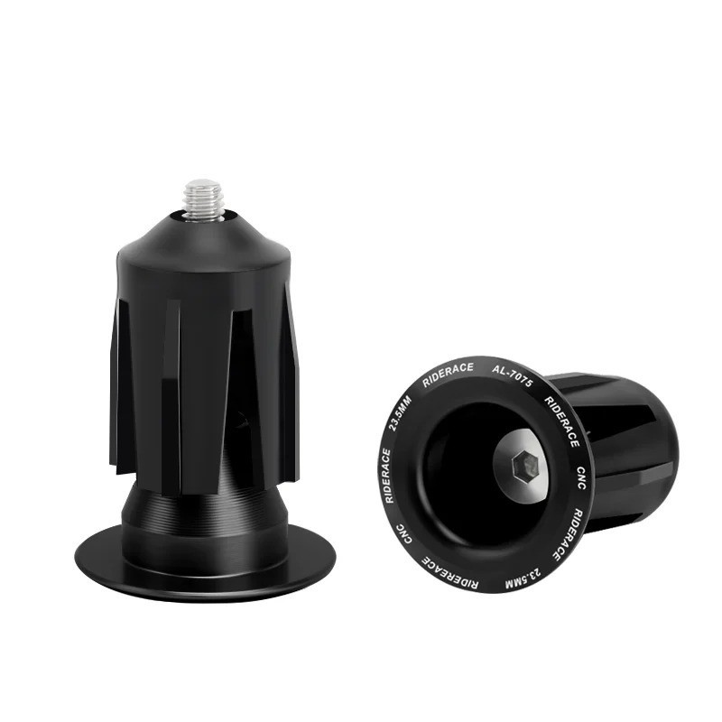1 Pair Bike Handlebar End Plugs Aluminum Alloy Bar End Caps MTB Road Bicycle