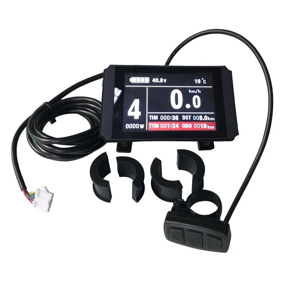 45A 48V 1500W 2000W Electric Bike DC Sine Wave Controller 18 Mosfet with Display