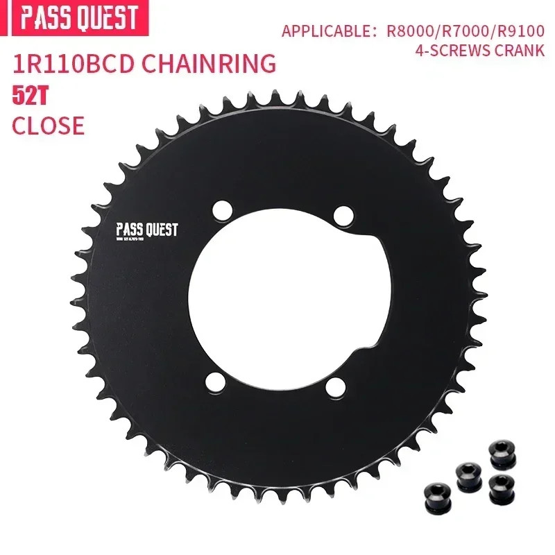 Pass Quest 110 BCD Chainring Road Bike Chainwheel for Shimano R7000 Chain Ring