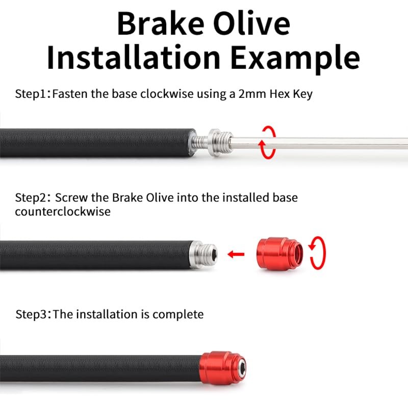 4 sets Bicycle Brake Olive Connecting Insert Kit for Avid SRAM Bike Hydraulic…