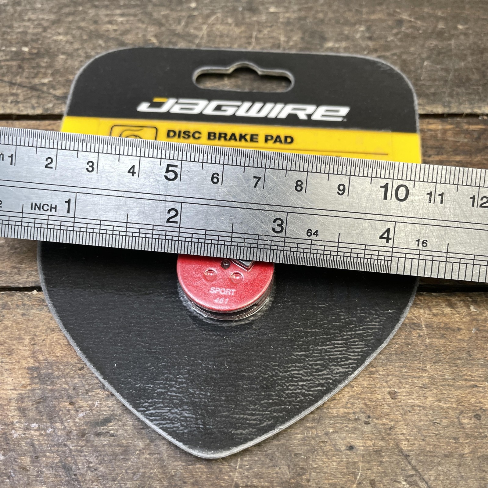 Jagwire Mountain Sport Disc Brake Pads Semi-Metallic Avid BB5 Red MTB DCA065