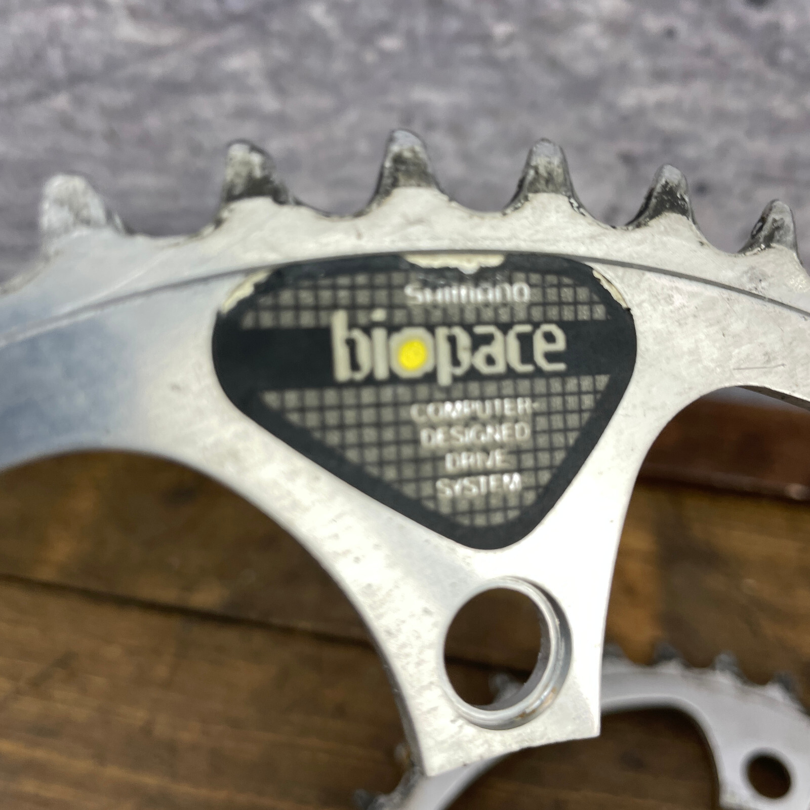 Vintage Shimano 600 Biopace Chainring Set 130 BCD 52 42 Tooth Ring 52t 42t 80s
