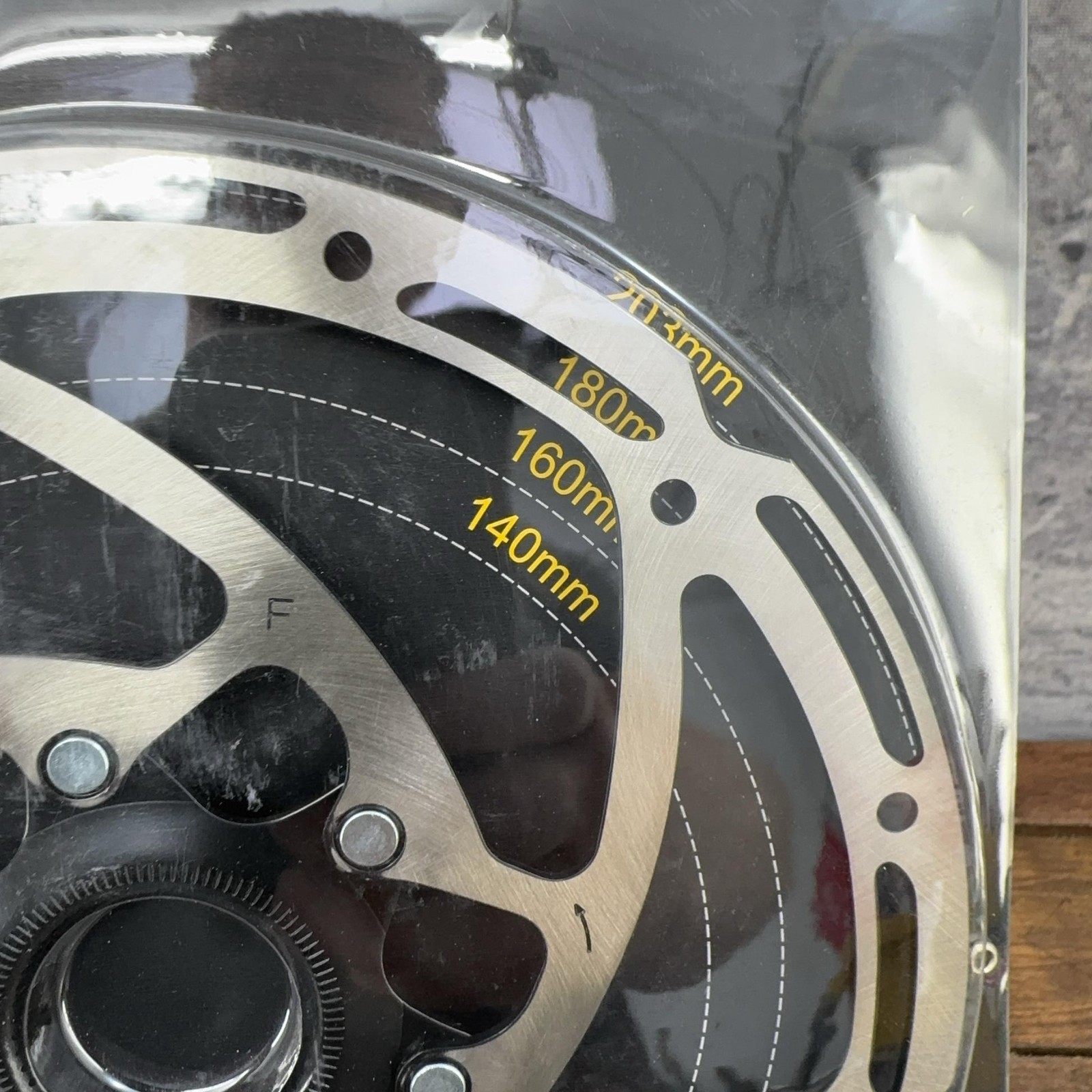 Tektro TR203-35 Disc Brake Rotor 203mm Center Lock Silver New Open Card MTB Bike