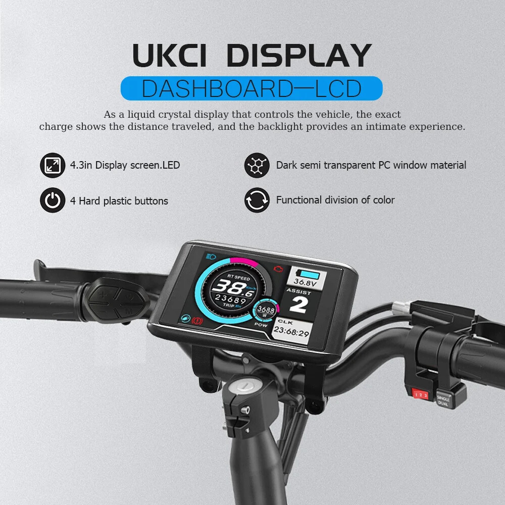 48V 52V 60V 72V 60A Electric Bike Sine Wave Controller for 1000-3000W Motor