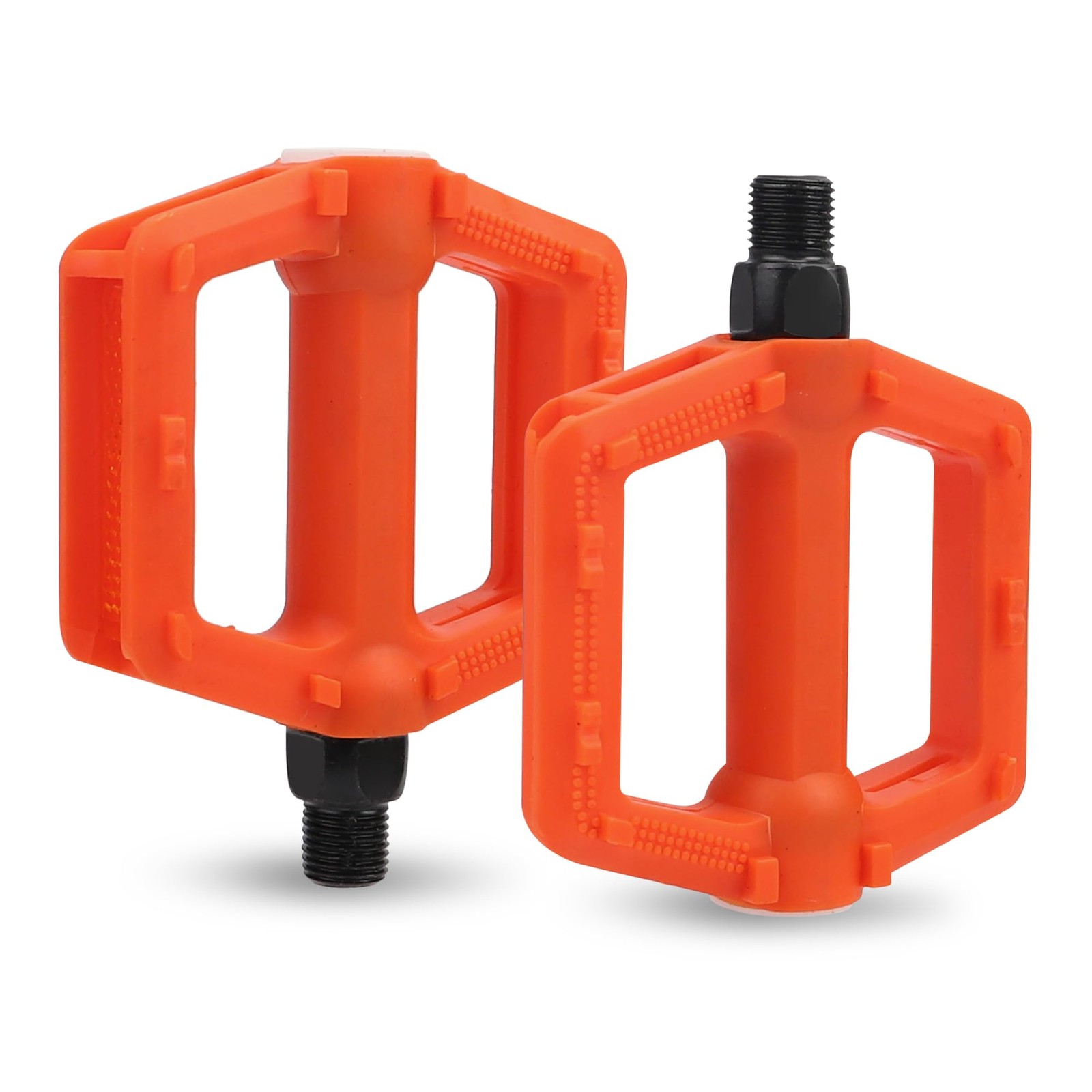 MEGHNA Kids Bike Pedal 1/2 inch Thread Universal Pedals Thread, Orange