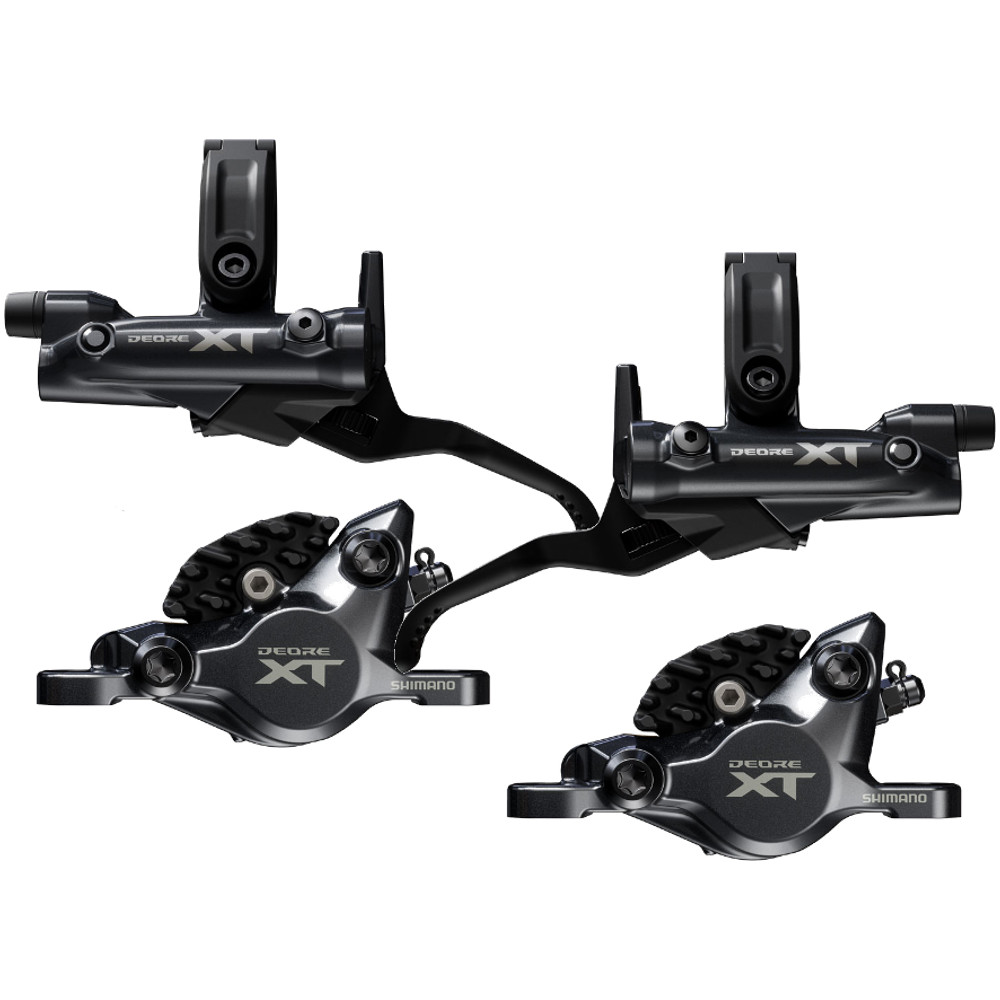 Shimano Deore XT M8200 Hydraulic Disc Brake Set Left Front & Right Rear,