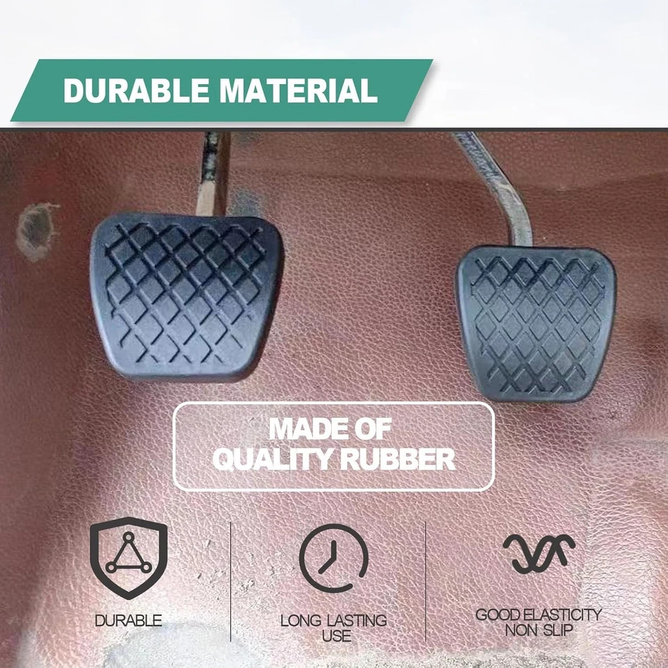 2X Brake Clutch Pedal Pad Rubber Cover Replacement Civic Accord CR-V Acura