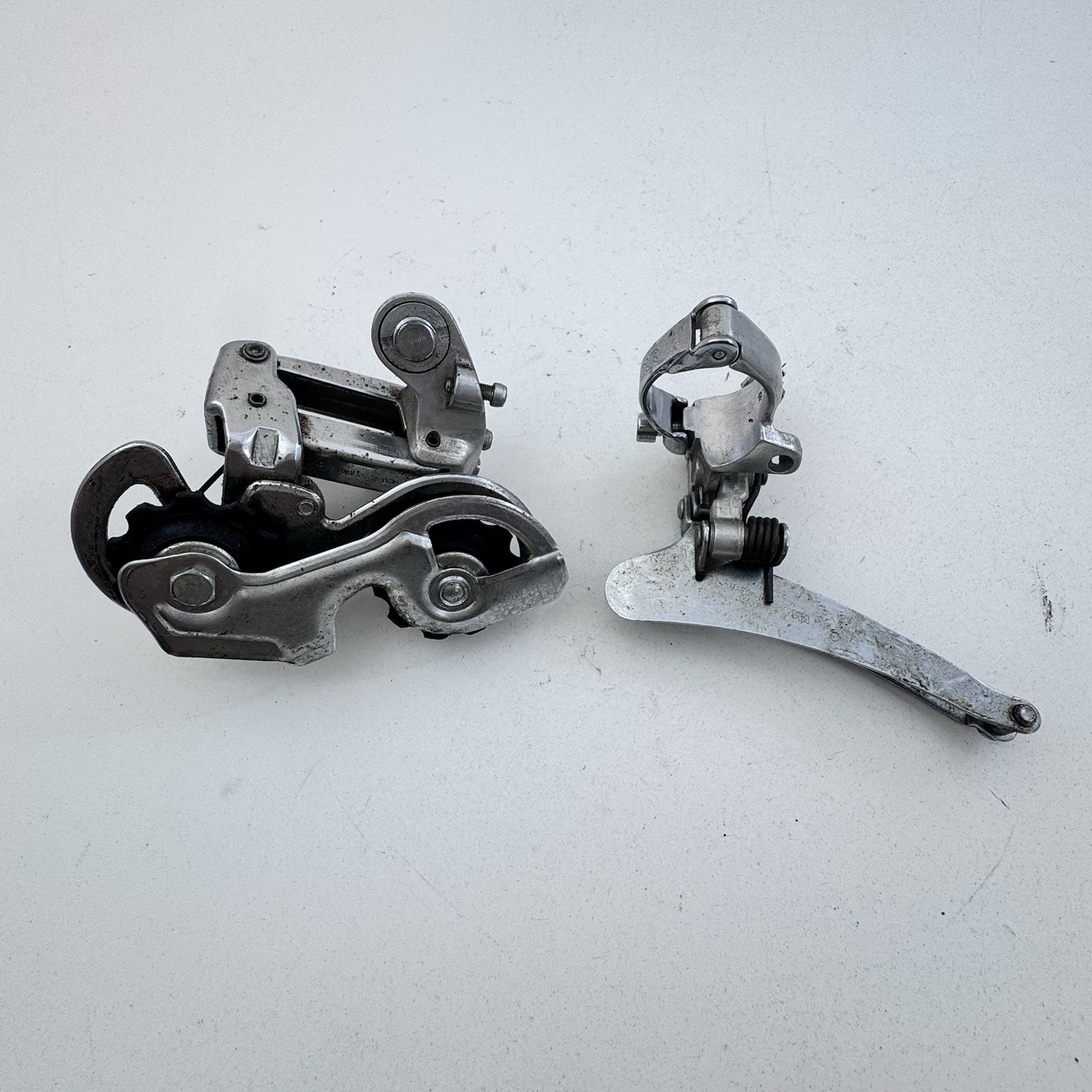Vintage Suntour Seven 7 Derailleur Set Front Rear 28.6 Bottom Pull Bike A16