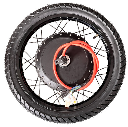 QS 150 3.5T 8kW 18/19/21*1.85in motor wheel+Sabvoton 150A waterproof controller.