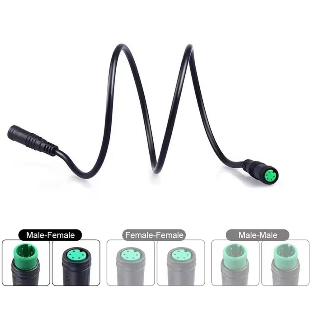 Ebike Display Extension Cable 5pin Waterproof Male to Male Male To Female Cable