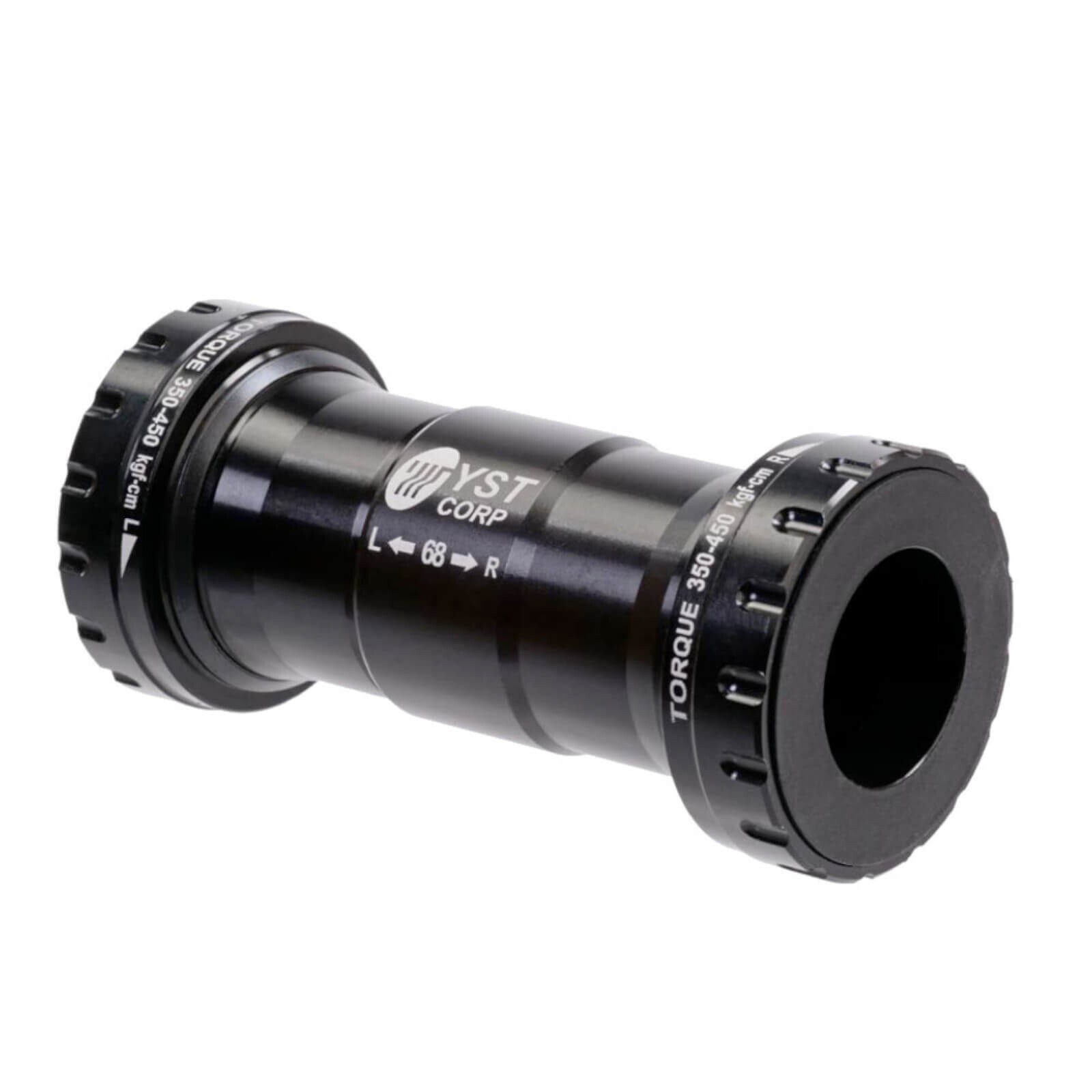 YST External Threaded Bottom Bracket Black 68-73mm Fits Shimano Free USA Shipper