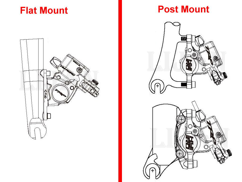 TRP HY/RD Post Mount Hydraulic Disc Brake set Front & Rear w/ 160mm rotor