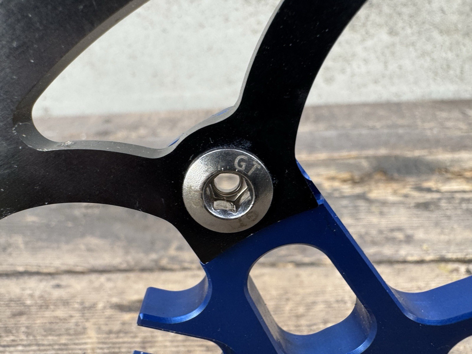 Bullseye Profile 45t Spider Chainring Bmx Blue Black