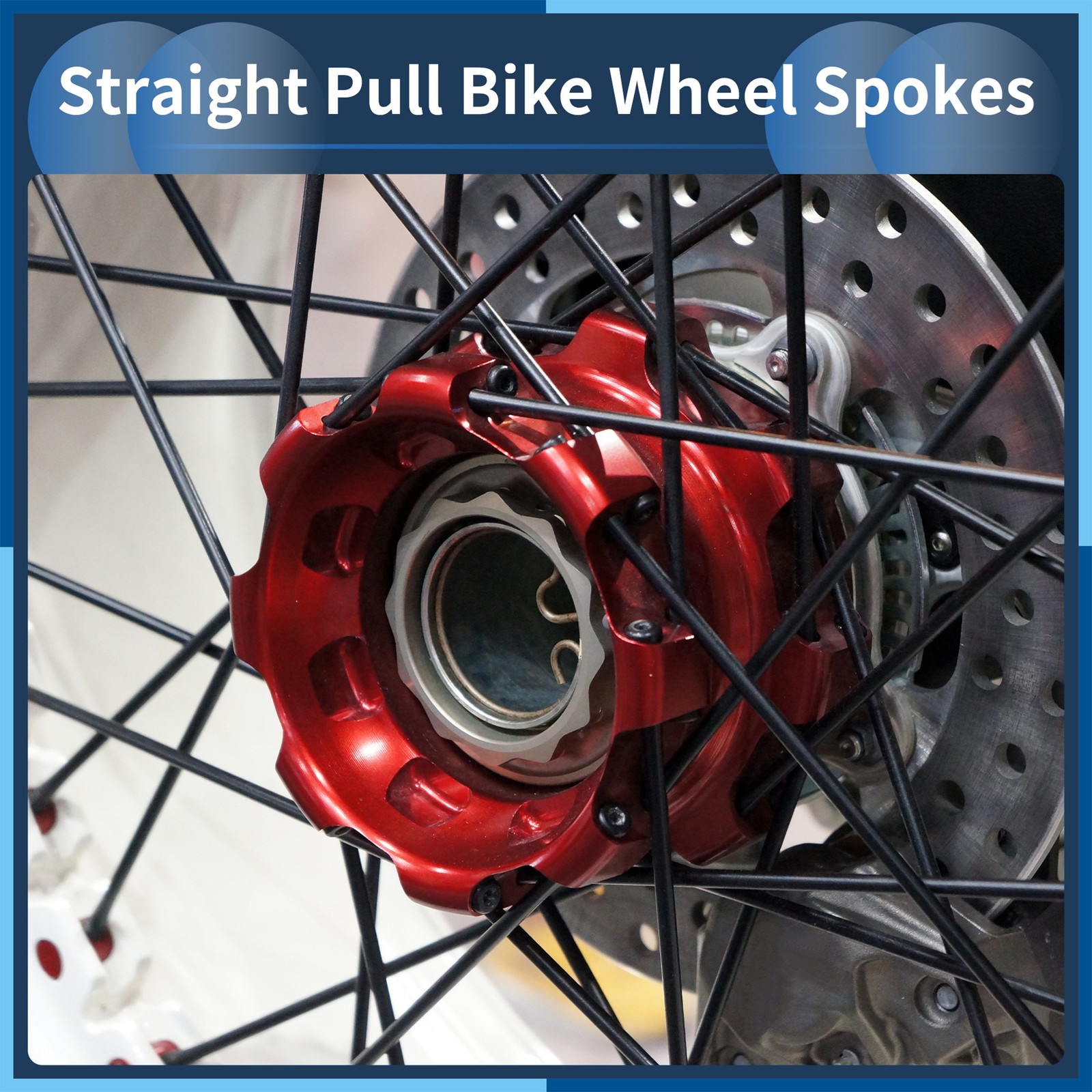 20Set 14G Straight Pull Bicycle Spokes 285mm Straight Pull Bike Wheel Spokes