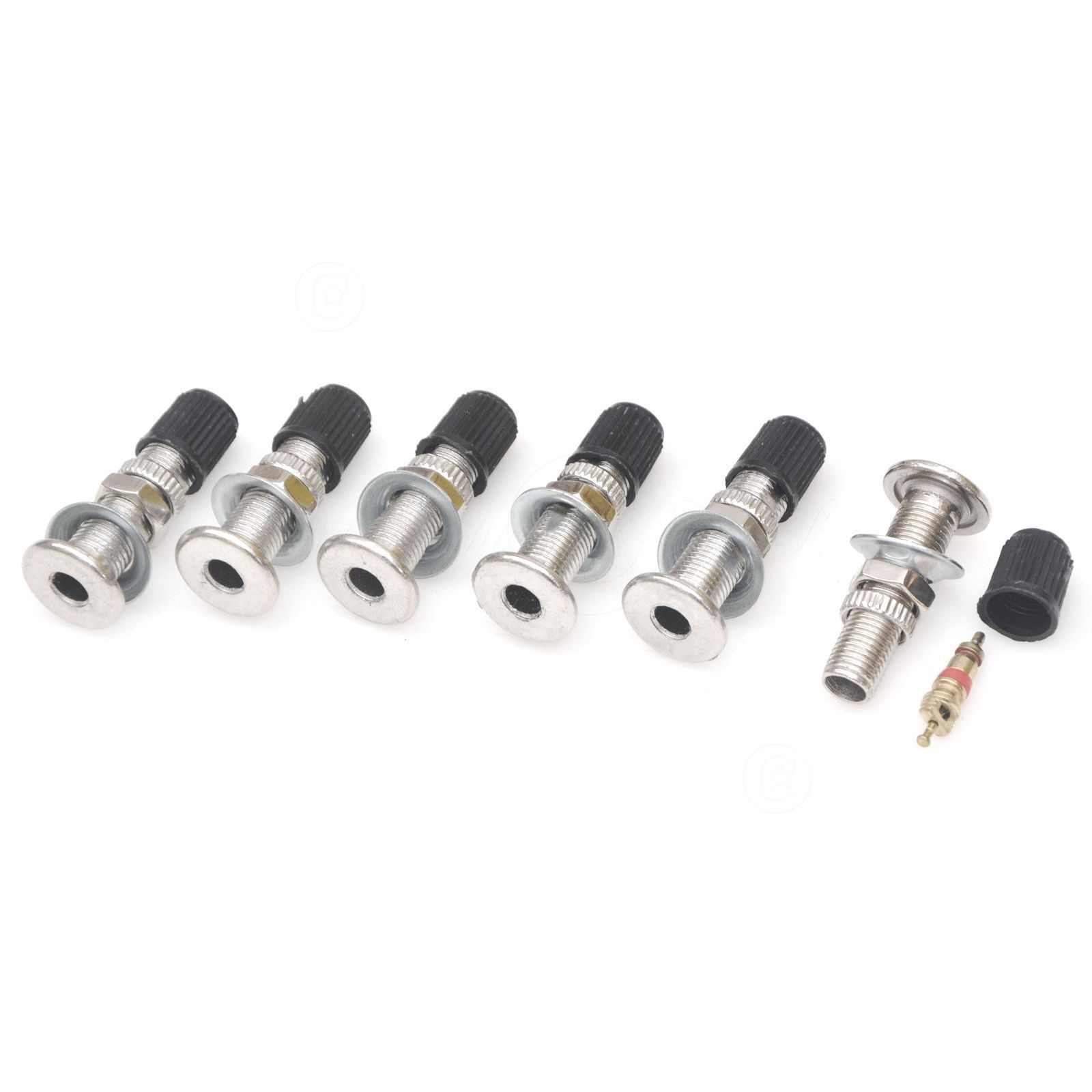6x Bicycle A Set Valve Stem Kit for American Schrader Bike Inner Tube Repair