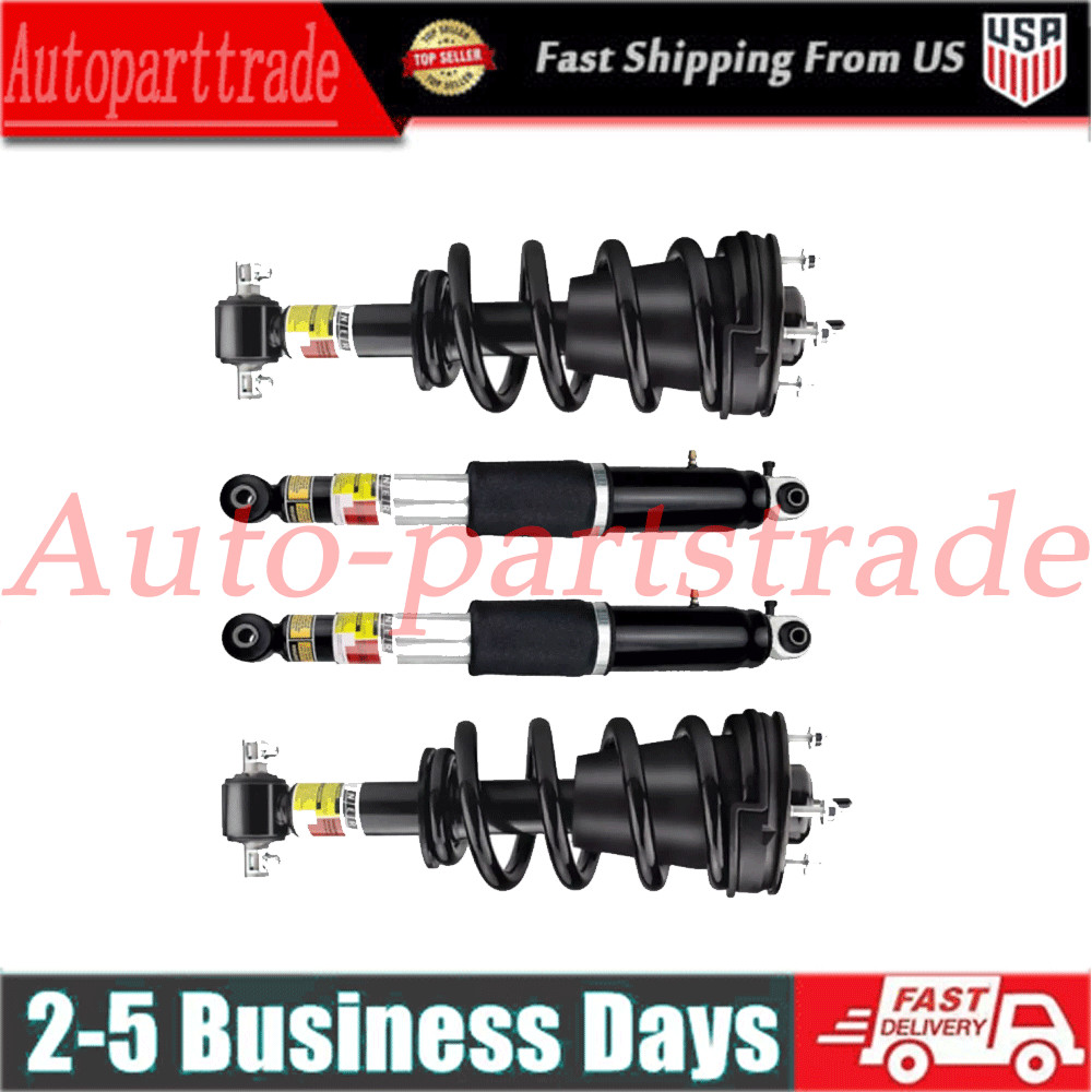 Front&Rear Air Shocks Struts Magnetic Ride for 07-14 Cadillac Escalade GMC Yukon