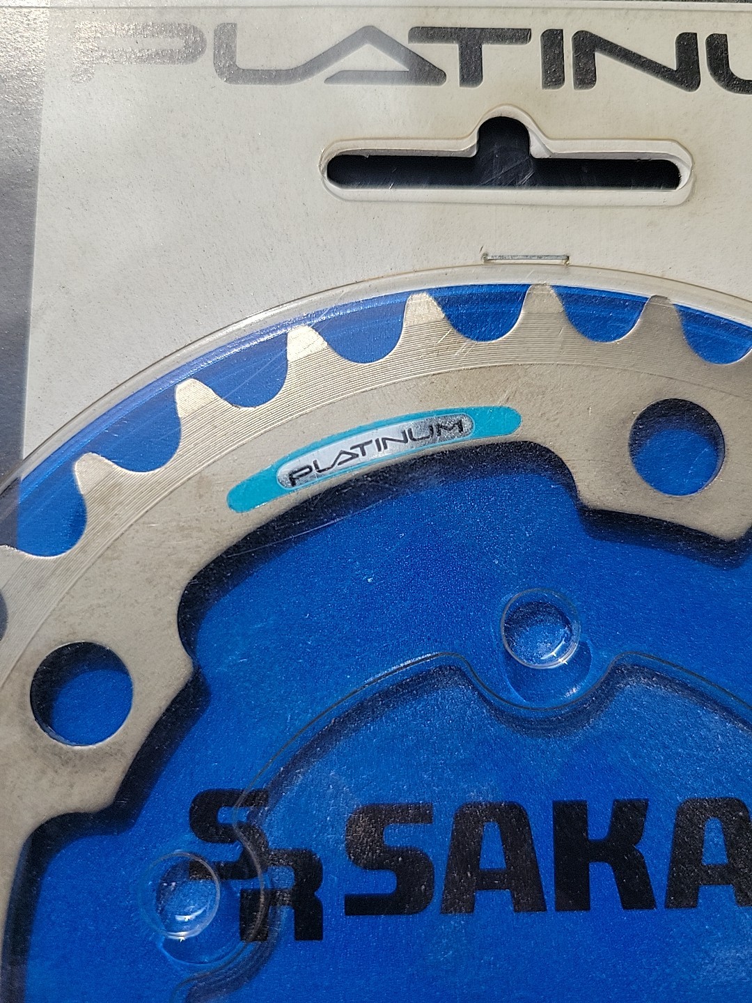 Vintage SR Platinum 34t Chainring Sakae 34 Tooth 110 BCD