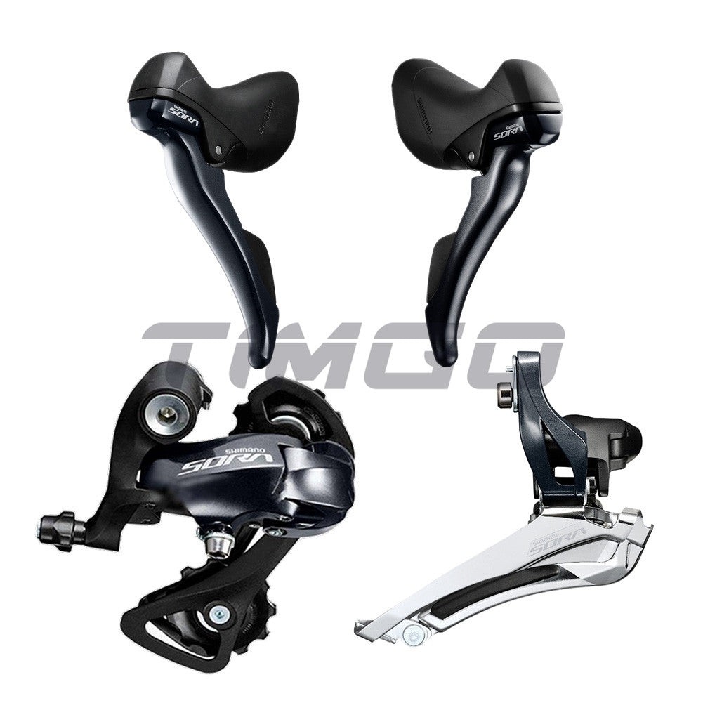 Shimano Sora R3000 2×9 Speed Crankset Groupset DerailleurST-R3000 HG400-9 RS501
