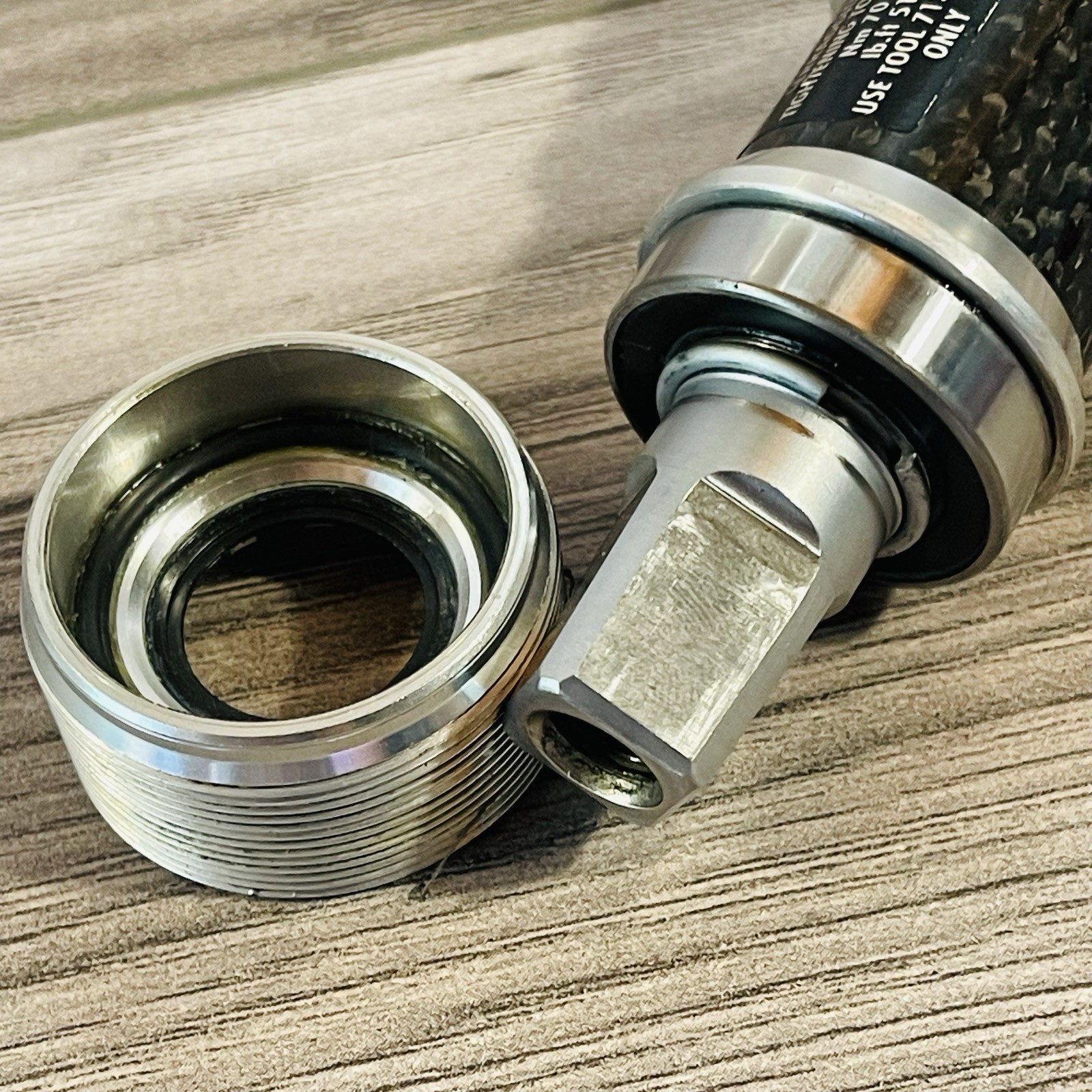 Campagnolo Record 10 Speed Square Taper Bottom Bracket Italian 36 x 24T 102mm