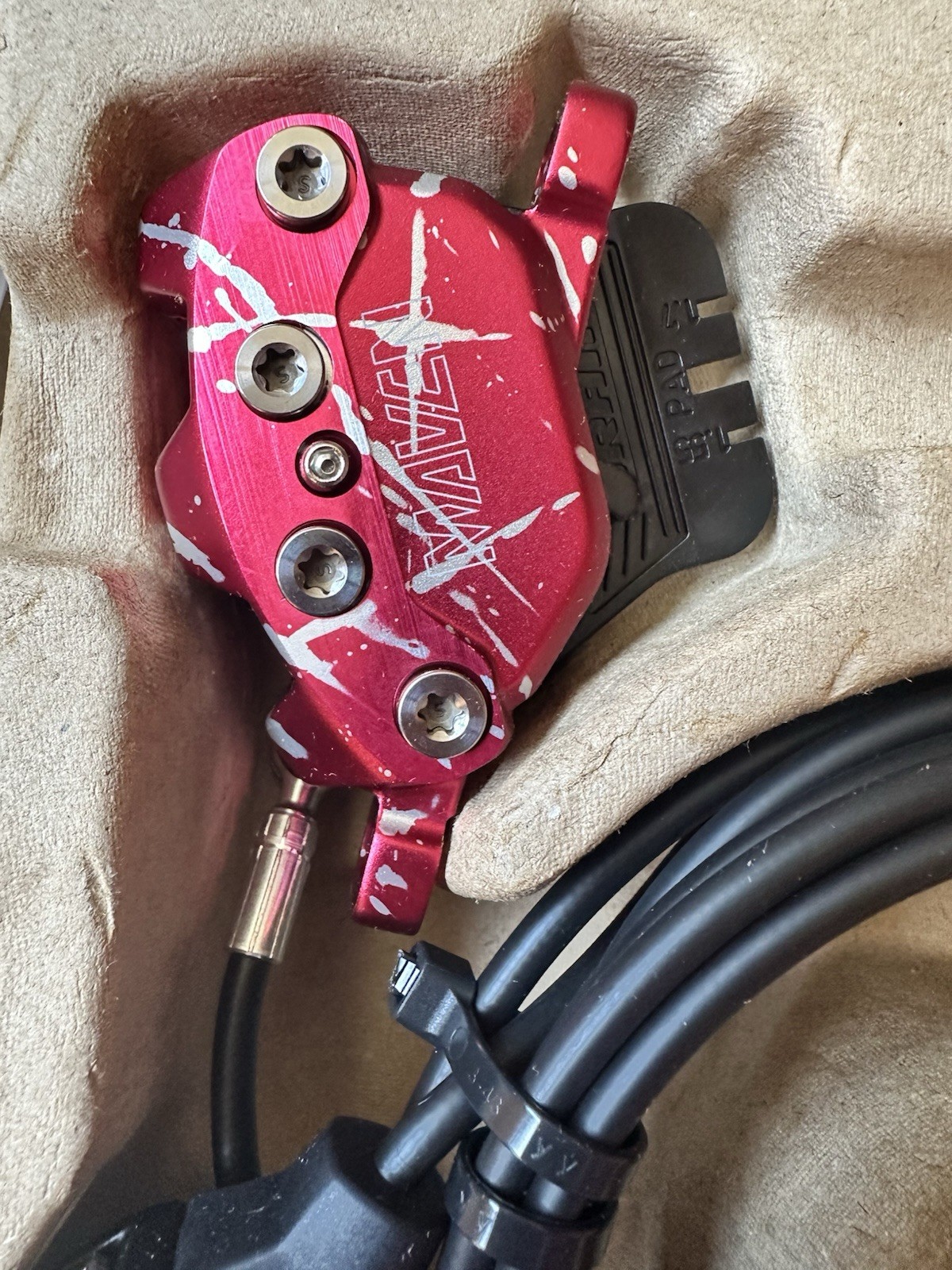 SRAM Maven Ultimate Expert Limited Edition hydraulic disc brake kit.